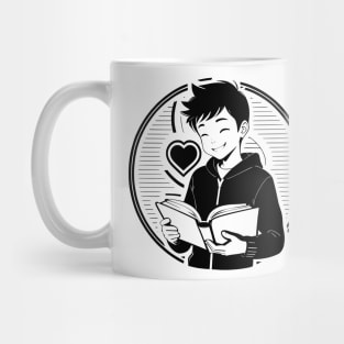 A Boy's Love for Reading Mug